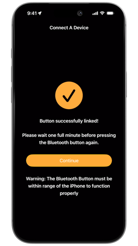 Bluetooth Button - Device Connected