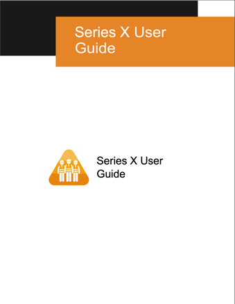 Series X User Guide Cover