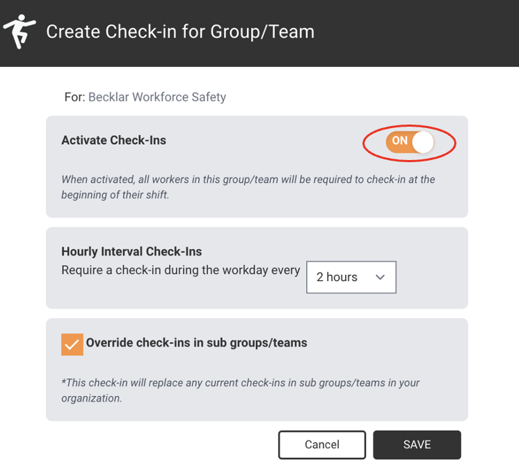 How to use Required Check-ins on WorkerSafety Pro