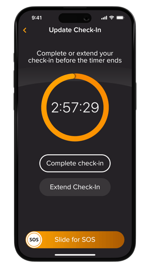 iPhone - Complete or Extend Check-in